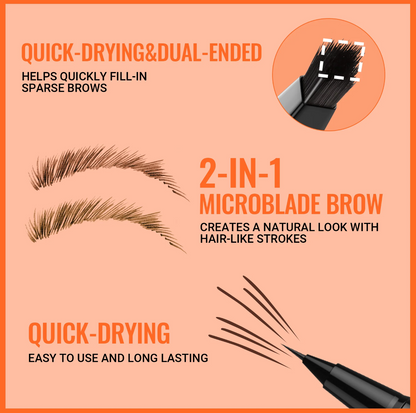 Smudge-Proof Microblading Pen — Natural Brows That Last All Day