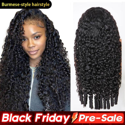 Sale Happening Now: 70% OFF – Pre-Cut Lace Kinky Straight 360 Full Lace Frontal Glueless Wig with a Hidden Adjustable Fit System, Pre-Plucked Human Hair Wig